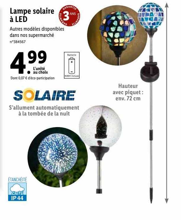 Lampe Solaire à Led