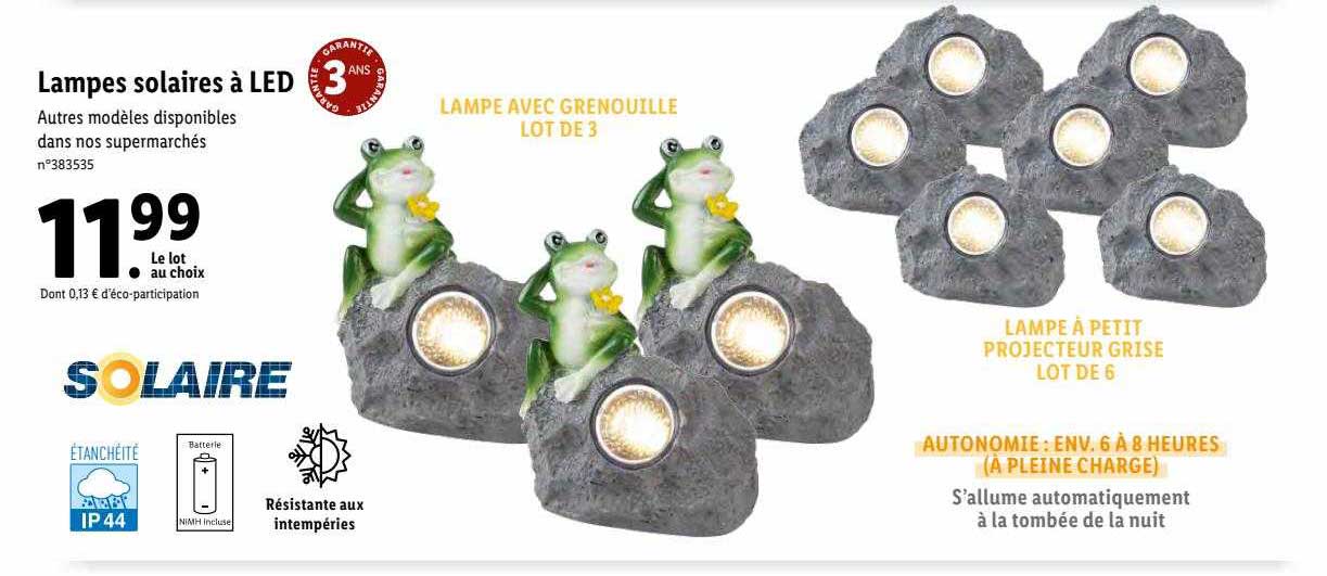 lampes solaires à led