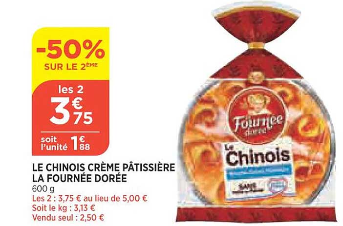 le chinois crème pâtissière la fournée dorée