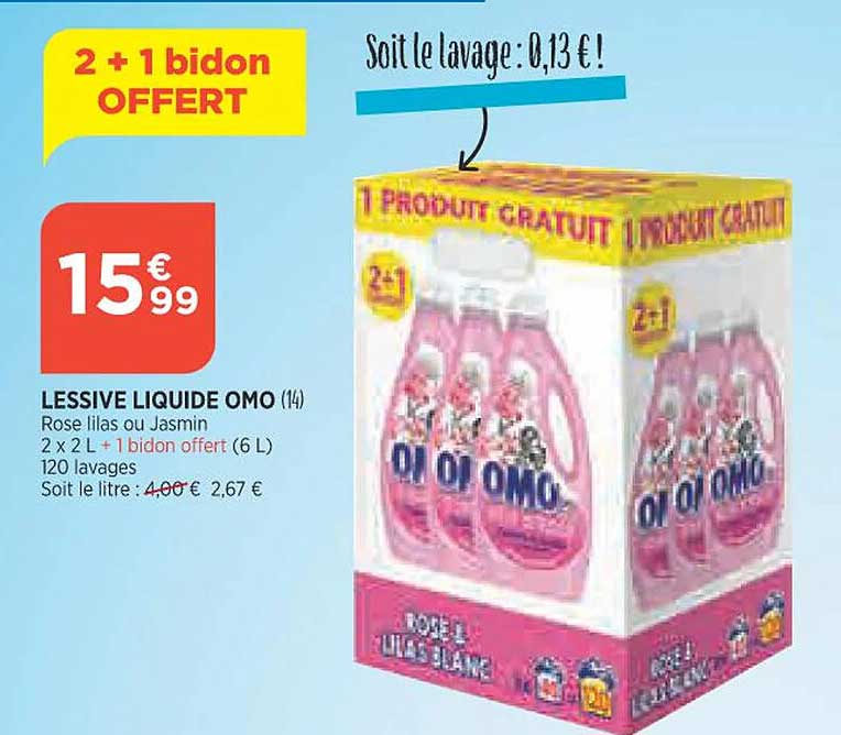 Lessive Liquide Omo