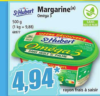 margarine oméga 3 st hubert