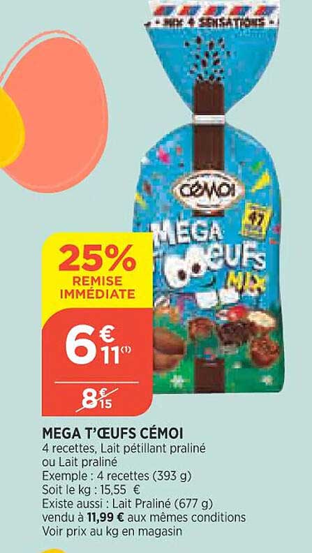 Méga T'œufs Cémoi