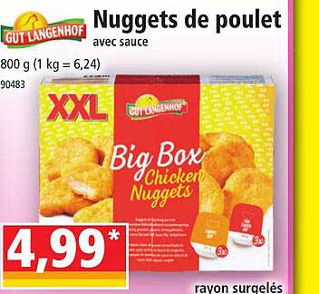 nuggets de poulet avec sauce gut langenhof