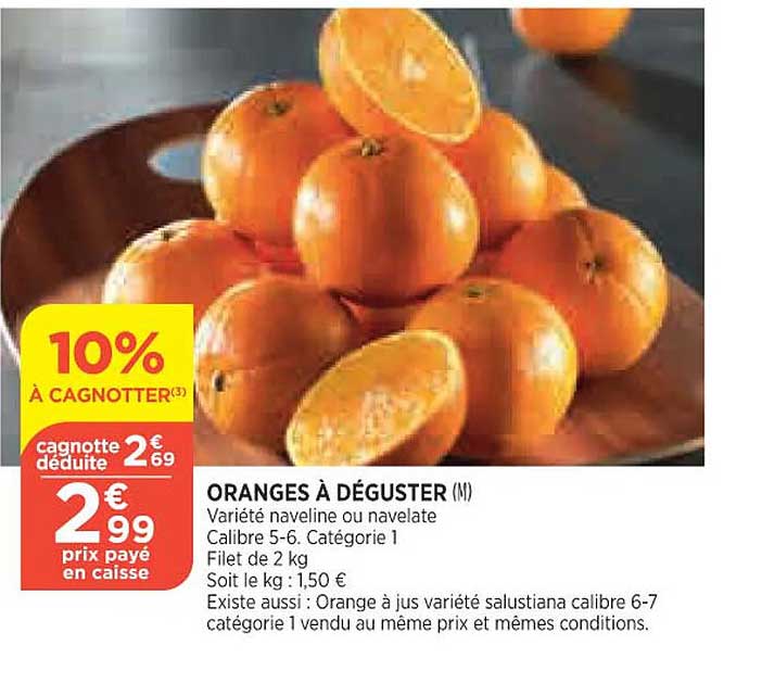 oranges à déguster