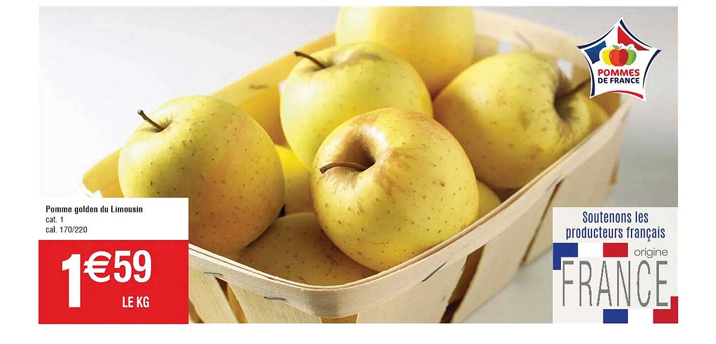 pomme golden du limousin