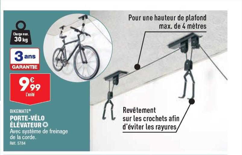 porte-vélo élévateur bikemate