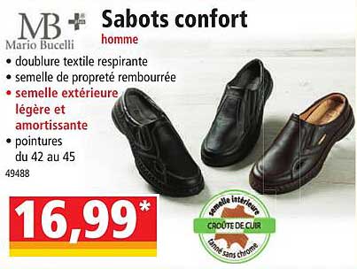 Sabots Confort Homme Mario Bucelli