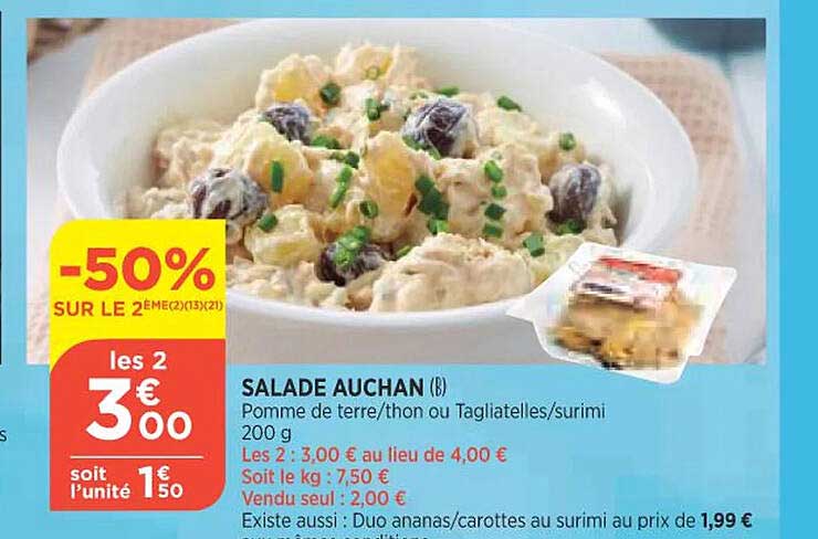Salade Auchan