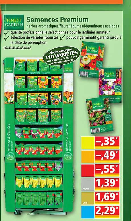 Semences Premium Finest Garden
