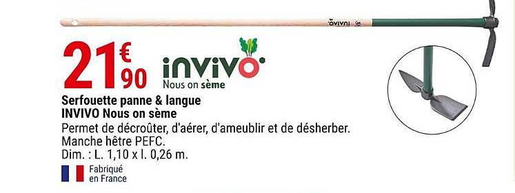 serfouette panne & langue invivo nous on sème