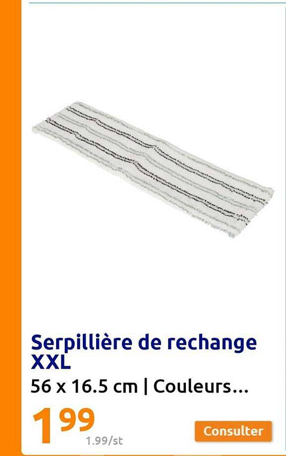 Serpillière De Rechange Xxl