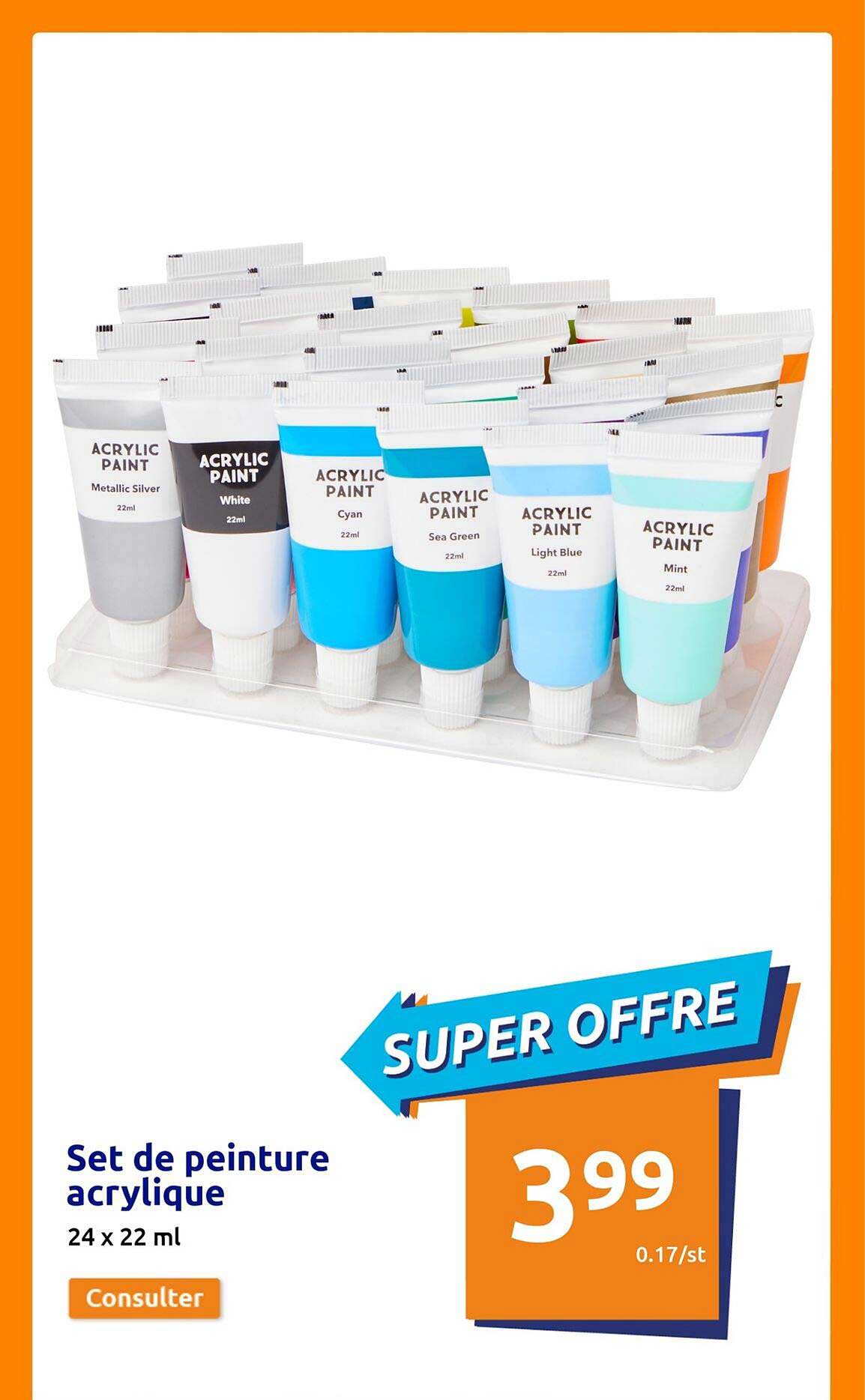 Set De Peinture Acrylique