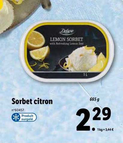 Sorbet Citron Deluxe