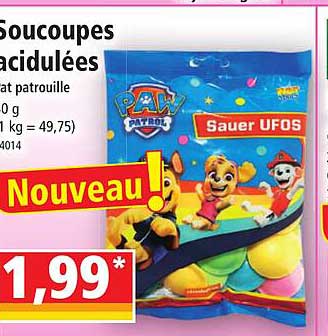 soucoupes acidulées