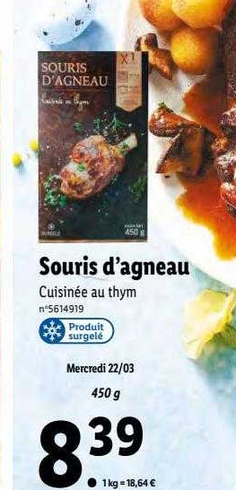 souris d'agneau
