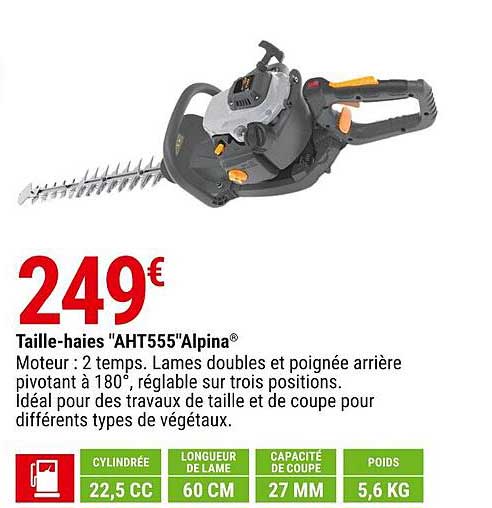 Taille-haies "aht555" Alpina