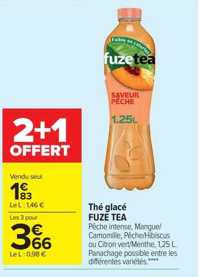 Thé Glacé Fuze Tea