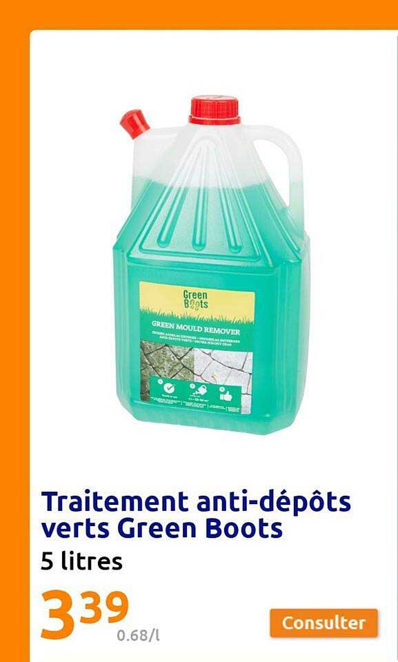 traitement anti-dépôts verts green boots