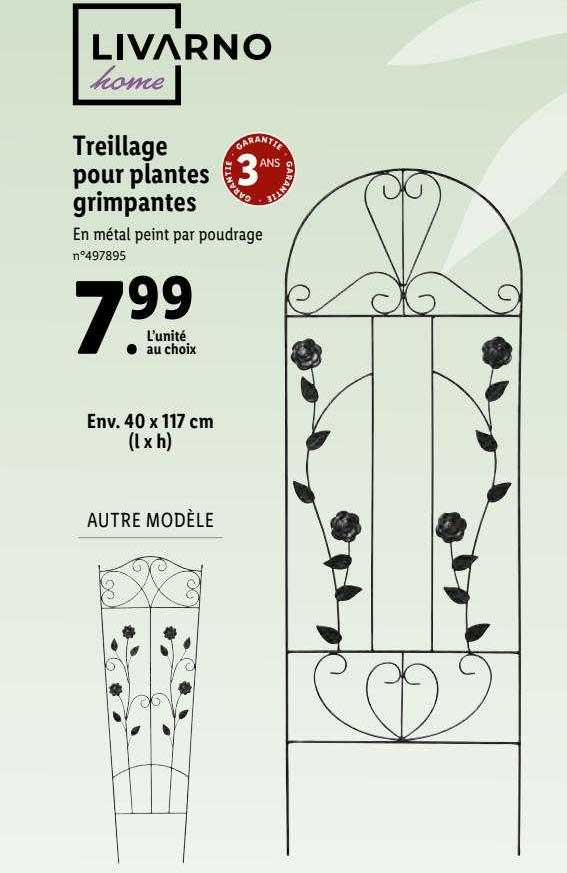 treillage pour plantes grimpantes livarno home