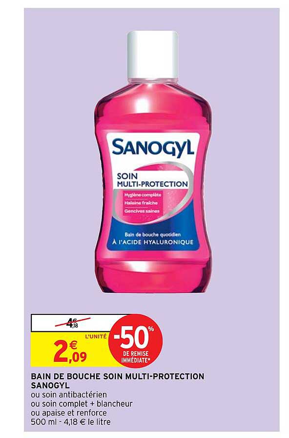 Bain De Bouche Soin Multi-protection Sanogyl