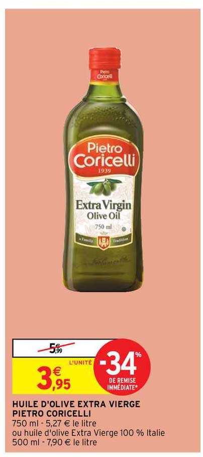 Huile D'olive Extra Vierge Pietro Coricelli