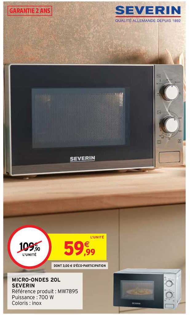 micro-ondes 20l severin