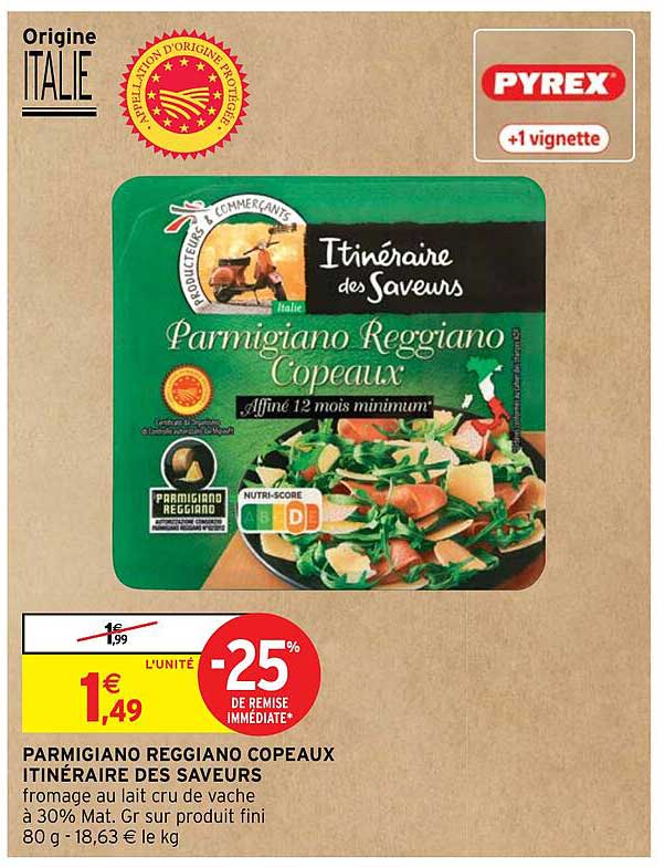 Parmigiano Reggiano Copeaux Itinéraire Des Saveurs