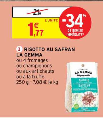 Risotto Au Safran La Gemma