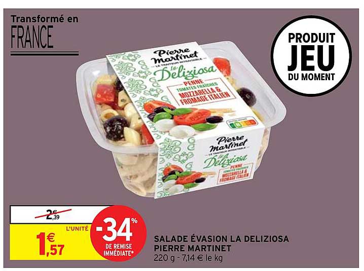 Salade évasion La Deliziosa Pierre Martinet