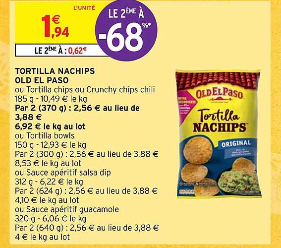 Tortilla Nachips Old El Paso