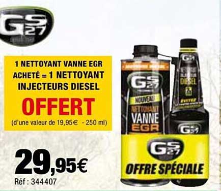 1 nettoyant vanne egr, 1 nettoyant injecteurs diesel