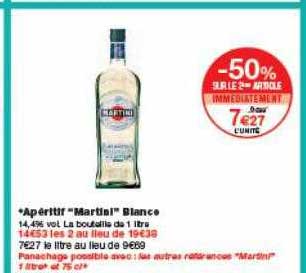apéritif martini blanco