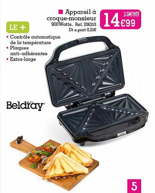 Appareil à Croque-monsieur