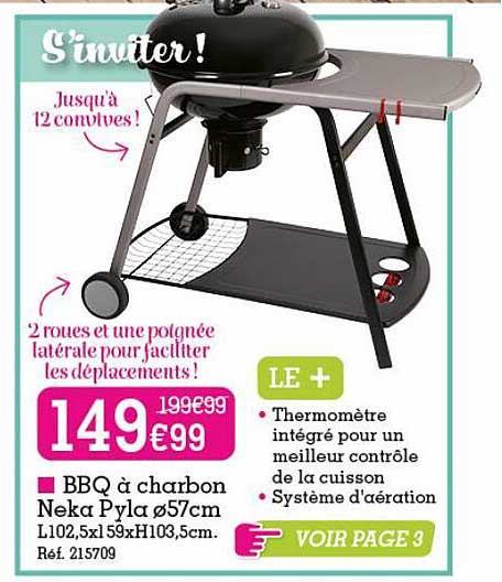Bbq à Charbon Neka Pyla ø57cm