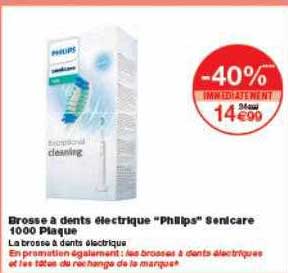 brosse à dents électrique philips sonicare 1000 plaque