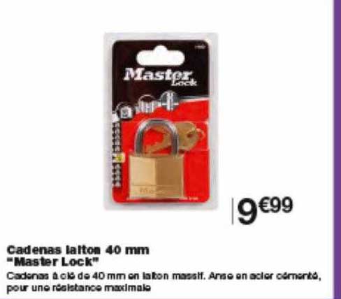 cadenas latton 40 mm master lock