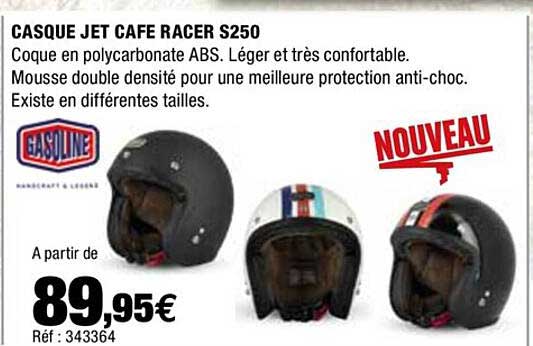 Casque Jet Cafe Racer S250