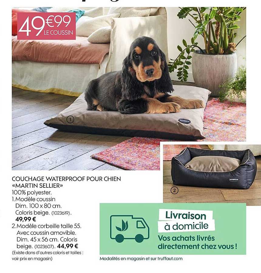 couchage waterproof pour chien martin sellier