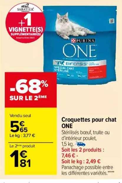 Croquettes Pour Chat One