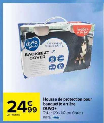 Housse De Protection Pour Banquette Arrière Duvo+