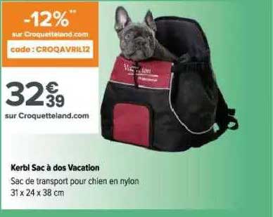 kerbl sac à dos vacation