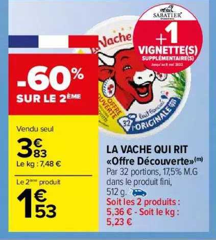 la vache qui rit "offre découverte"