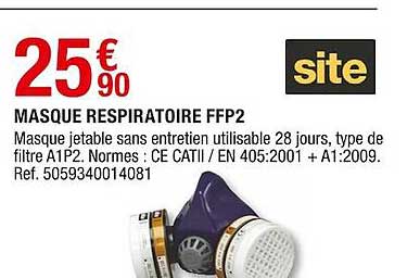 masque respiratoire ffp2 site