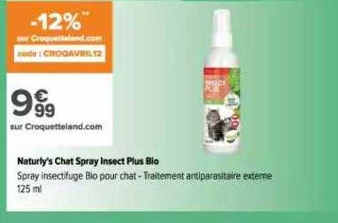 naturly's chat spray insect plus bio