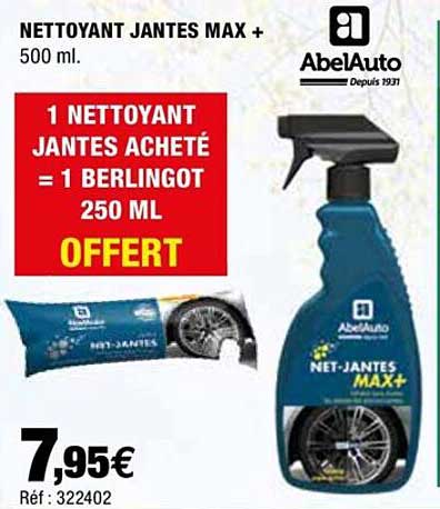 Nettoyant Jantes Max+ AbelAuto