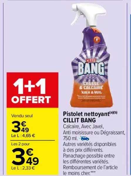 pistolet nettoyant cillit bang