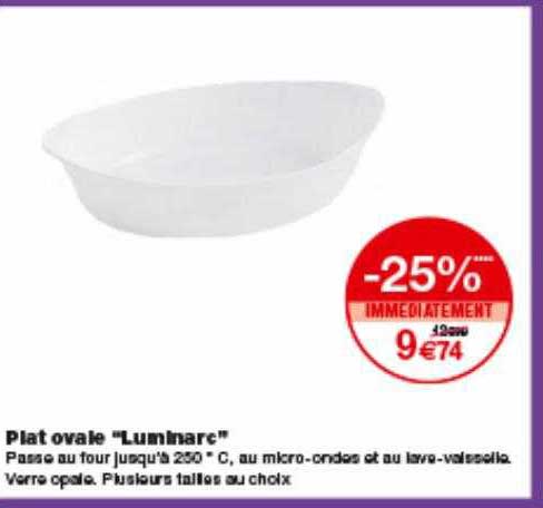 Plat Ovale Luminarc