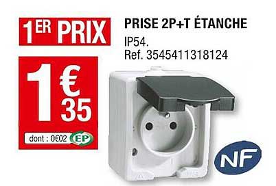 prise 2p+t étanche