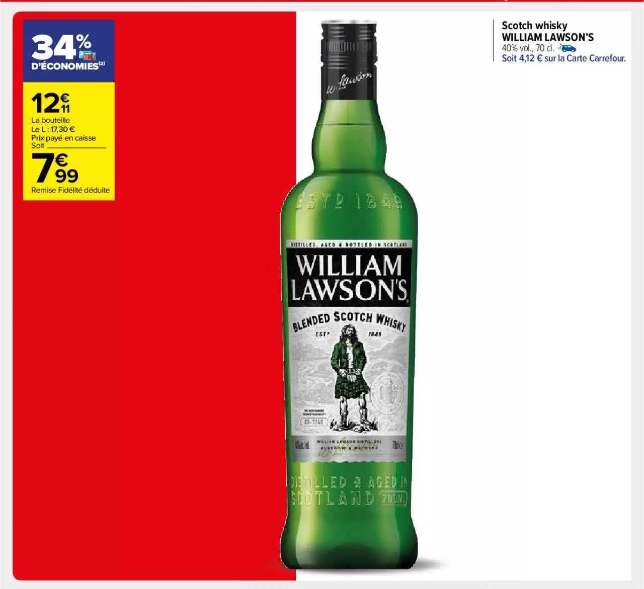 scotch whisky william lawson's