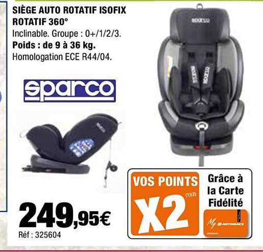 siège auto rotatif isofix rotatif 360°